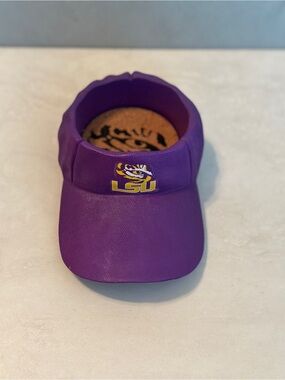 LSU Tigers Cap Coaster Holder With Cork Coaster - Excellent